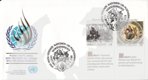 OSN Vídeň FDC 0096 / 0097 ● - 1989